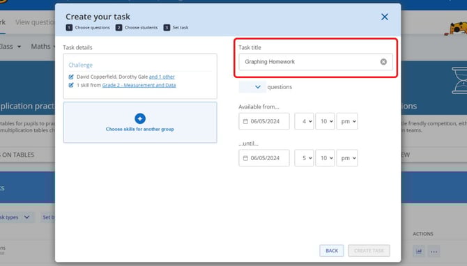 Task title