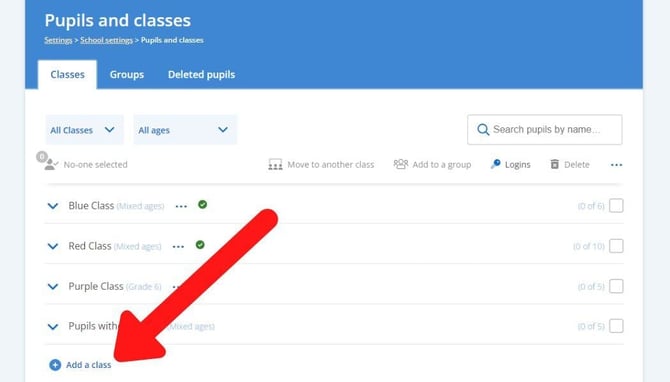 add a class