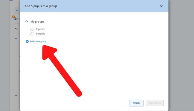 add a new group