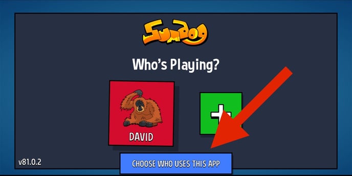 choose who uses app 1