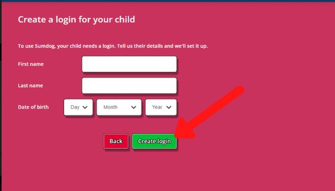 create child login