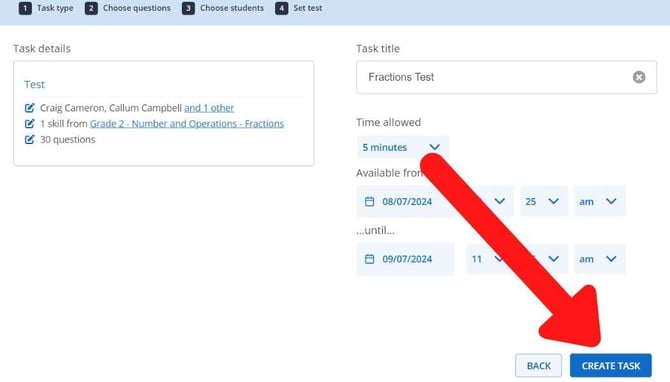 create task (test)