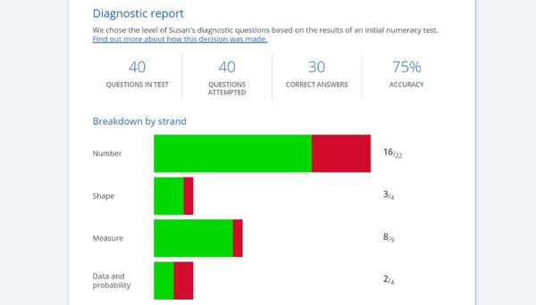 individual diagnostic report