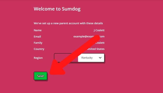 parent account created
