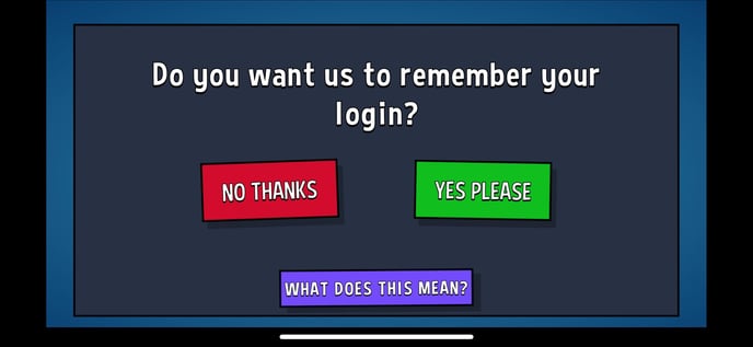 remember login